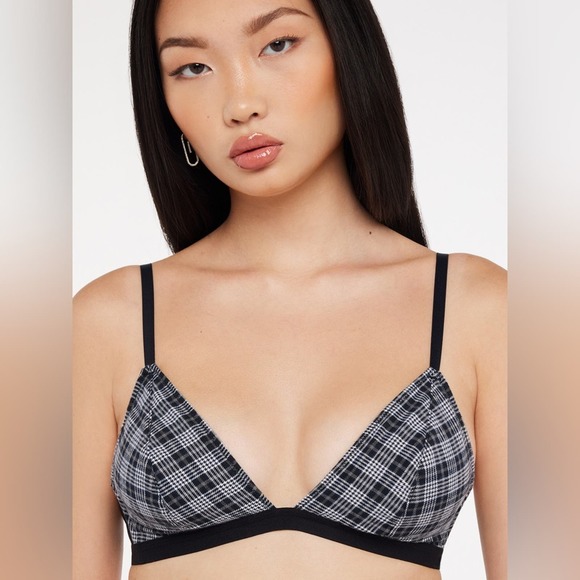 NWT Savage X Fenty Remixed Plaid Bralette Size 3X - Picture 1 of 5